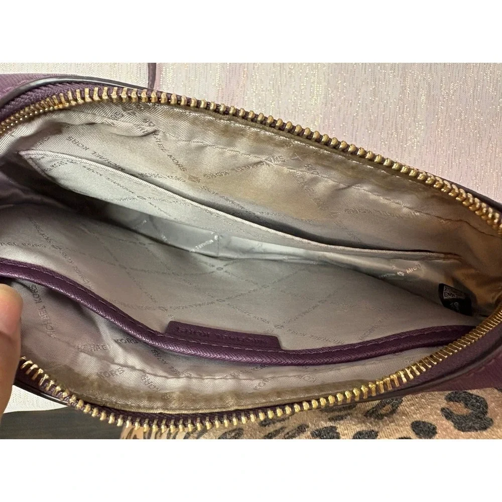 Michael Kors Purple Jet Set Travel crossbody